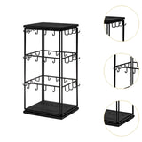 Maxbell Jewelry Organizer Stand Earring Display Stand Holder for Earring Cards Shows Black
