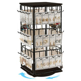 Maxbell Earring Display Stand Holder Jewelry Tower for Pendant Hair Accessories Home Black