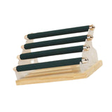 Maxbell Rings Display Stand Unique 4 Tiers Jewelry Organizer for Home Bedroom Vanity Dark Green