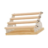 Maxbell Rings Display Stand Unique 4 Tiers Jewelry Organizer for Home Bedroom Vanity Beige Velvet