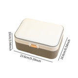 Maxbell Jewelry Box 2 Layer Jewelry Organizer for Ear Studs Pendant Charms Necklaces Gray