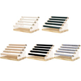 Maxbell Ring Display Stand Women Jewelry Organizer Holder for Home Retail Countertop White