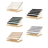 Maxbell Ring Display Stand Women Jewelry Organizer Holder for Home Retail Countertop White