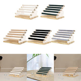 Maxbell Ring Display Stand Women Jewelry Organizer Holder for Home Retail Countertop White