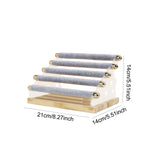 Maxbell Ring Display Stand Women Jewelry Organizer Holder for Home Retail Countertop Gray