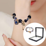 Women Bracelet Casual Classic Jewelry for Thanksgiving Birthday Gifts Summer Blue Bow