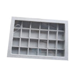 Maxbell Jewelry Box Organization Desktop Velvet Holder for Necklaces Rings Ear Studs