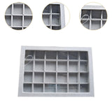 Maxbell Jewelry Box Organization Desktop Velvet Holder for Necklaces Rings Ear Studs