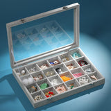 Maxbell Jewelry Box Organization Desktop Velvet Holder for Necklaces Rings Ear Studs