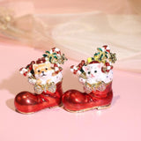 Christmas Trinket Box Decorative Jewelry Organizer Box for Necklace Earrings Dog