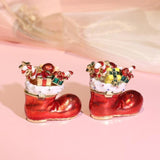 Christmas Trinket Box Decorative Jewelry Organizer Box for Necklace Earrings Dog