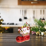 Christmas Trinket Box Decorative Jewelry Organizer Box for Necklace Earrings Cat