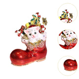 Christmas Trinket Box Decorative Jewelry Organizer Box for Necklace Earrings Cat