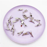 Maxbell Small Alligator Hair Clip Single Prong Duckbill Hairpin for DIY Accessories