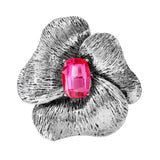 Maxbell Flower Brooch Pin Valentine's Day Gift Thanksgiving Antique Style Lapel Pin Red