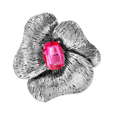 Maxbell Flower Brooch Pin Valentine's Day Gift Thanksgiving Antique Style Lapel Pin Red