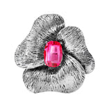 Maxbell Flower Brooch Pin Valentine's Day Gift Thanksgiving Antique Style Lapel Pin Red
