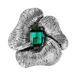 Maxbell Flower Brooch Pin Valentine's Day Gift Thanksgiving Antique Style Lapel Pin Green