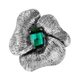 Maxbell Flower Brooch Pin Valentine's Day Gift Thanksgiving Antique Style Lapel Pin Green