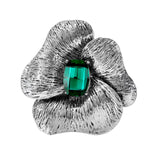 Maxbell Flower Brooch Pin Valentine's Day Gift Thanksgiving Antique Style Lapel Pin Green