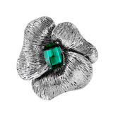 Maxbell Flower Brooch Pin Valentine's Day Gift Thanksgiving Antique Style Lapel Pin Green
