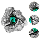 Maxbell Flower Brooch Pin Valentine's Day Gift Thanksgiving Antique Style Lapel Pin Green
