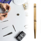 Maxbell Watch Oil Pen Accessories Craft Watch Repair Kit for Watch Movement Home Use