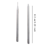 Maxbell 2 Pieces Pin Punches Ceramic Bead Remove Tools Portable Watch Repair Punches