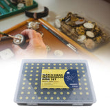 Maxbell 960Pcs Watch Gaskets Set Watch Crown Parts for Watchmaker Repairmen Jewelers