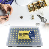 Maxbell 960Pcs Watch Gaskets Set Watch Crown Parts for Watchmaker Repairmen Jewelers