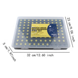 Maxbell 960Pcs Watch Gaskets Set Watch Crown Parts for Watchmaker Repairmen Jewelers