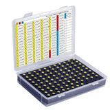 Maxbell 960Pcs Watch Gaskets Set Watch Crown Parts for Watchmaker Repairmen Jewelers