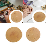 Maxbell Wood Watch Movement Pad Multipurpose Professional Parts Gear Movement Holder No Hole