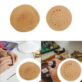 Maxbell Wood Watch Movement Pad Multipurpose Professional Parts Gear Movement Holder No Hole