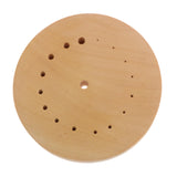 Maxbell Wood Watch Movement Pad Multipurpose Professional Parts Gear Movement Holder With Hole