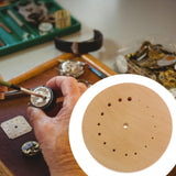 Maxbell Wood Watch Movement Pad Multipurpose Professional Parts Gear Movement Holder With Hole