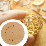 Maxbell Wood Watch Movement Pad Multipurpose Professional Parts Gear Movement Holder With Hole