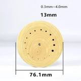 Maxbell Wood Watch Movement Pad Multipurpose Professional Parts Gear Movement Holder With Hole