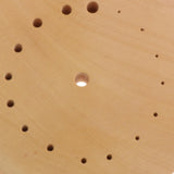 Maxbell Wood Watch Movement Pad Multipurpose Professional Parts Gear Movement Holder With Hole