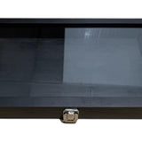 Maxbell Brooch Organizer Honored Medallion Storage Box for Anklets Keepsake Trinkets Black 37.5x22x5.5cm