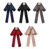 Maxbell Bow Tie for Women Ladies Pre Tied Bowtie for DIY Costume Accessories Working Blue