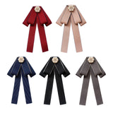 Maxbell Bow Tie for Women Ladies Pre Tied Bowtie for DIY Costume Accessories Working Blue