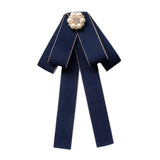 Maxbell Bow Tie for Women Ladies Pre Tied Bowtie for DIY Costume Accessories Working Blue