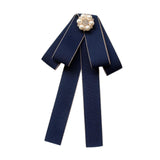 Maxbell Bow Tie for Women Ladies Pre Tied Bowtie for DIY Costume Accessories Working Blue