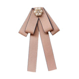 Maxbell Bow Tie for Women Ladies Pre Tied Bowtie for DIY Costume Accessories Working Khaki