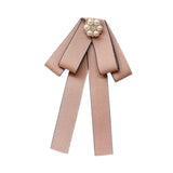Maxbell Bow Tie for Women Ladies Pre Tied Bowtie for DIY Costume Accessories Working Khaki