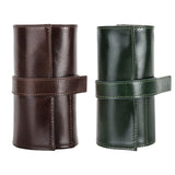 Maxbell Watch Roll up Organizer 6 Slots Business Anti Scratch Jewelry Roll Watch Bag coffee