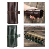 Maxbell Watch Roll up Organizer 6 Slots Business Anti Scratch Jewelry Roll Watch Bag coffee