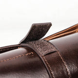 Maxbell Watch Roll up Organizer 6 Slots Business Anti Scratch Jewelry Roll Watch Bag coffee