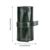 Maxbell Watch Roll up Organizer 6 Slots Business Anti Scratch Jewelry Roll Watch Bag Green